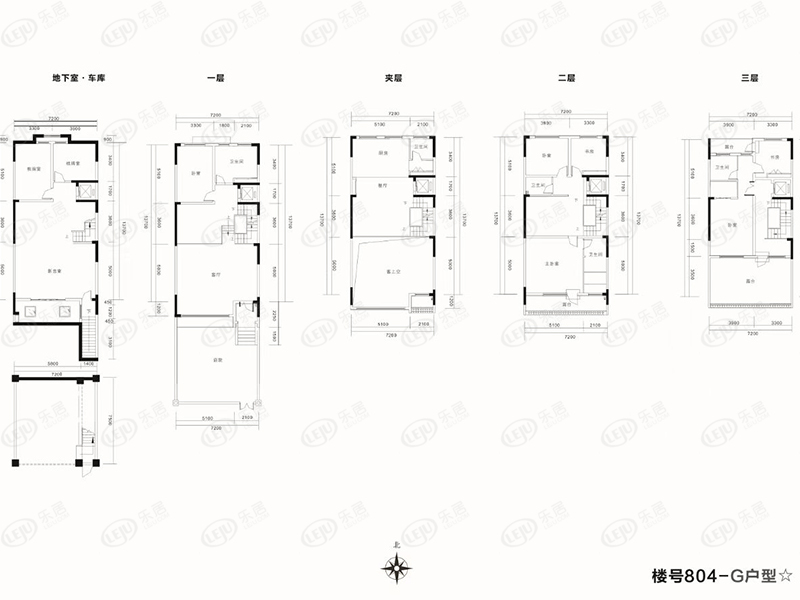 桥西望公府户型解密 50024~60028㎡约340元㎡(图1)