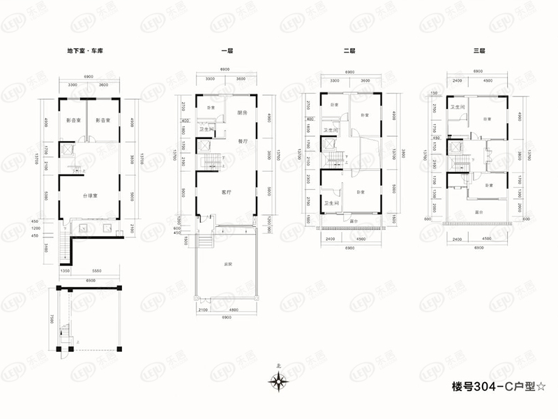 桥西望公府户型解密 50024~60028㎡约340元㎡(图2)