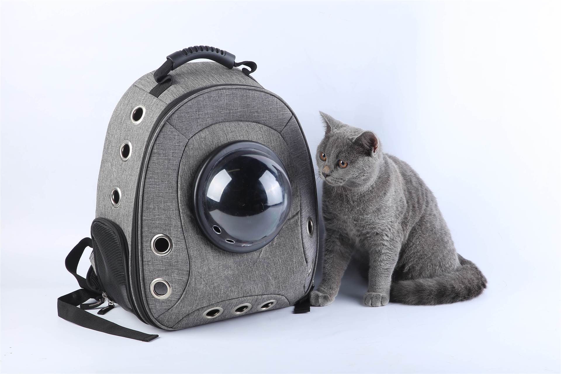 批发宠物包外出便携猫狗太空舱包-上海方振箱包制品有限公司(图1)
