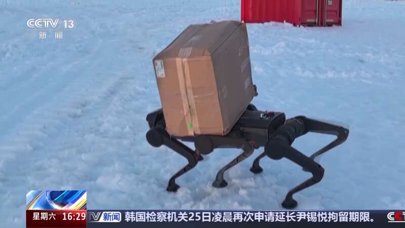 能运输能“开路” 看机械狗如何在南极“上班”(图1)